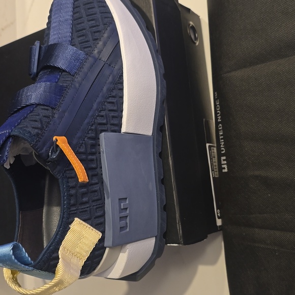 United nude ROKO copenhagen Blue White wedge sneakers Platform Chunky New 40 9 - Picture 6 of 10